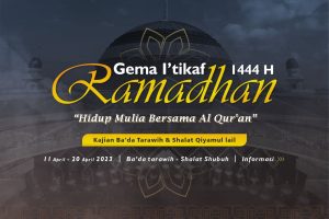 Agenda I’tikaf Ramadhan 1444 H di Masjid Agung At-Tin